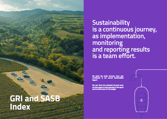 Sustainability is a continuous journey, as implementation, monitoring and reporting results is a team effort.